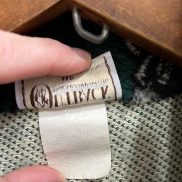 Vintage Outback Trading Co. green horse full zip fleece vest size medium - Picture 8 of 8